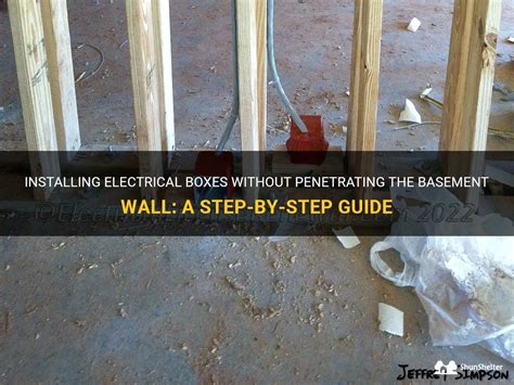 how to install electrical boxes with no basement wall penitration|A Guide To Masonry Electrical Boxes Installation.